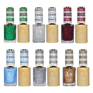 DND Diva Winter Gel & Polish 6pc Bundle