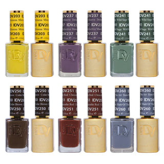 DND Diva Fall Gel & Polish 6pc Bundle - Cozy Autumn