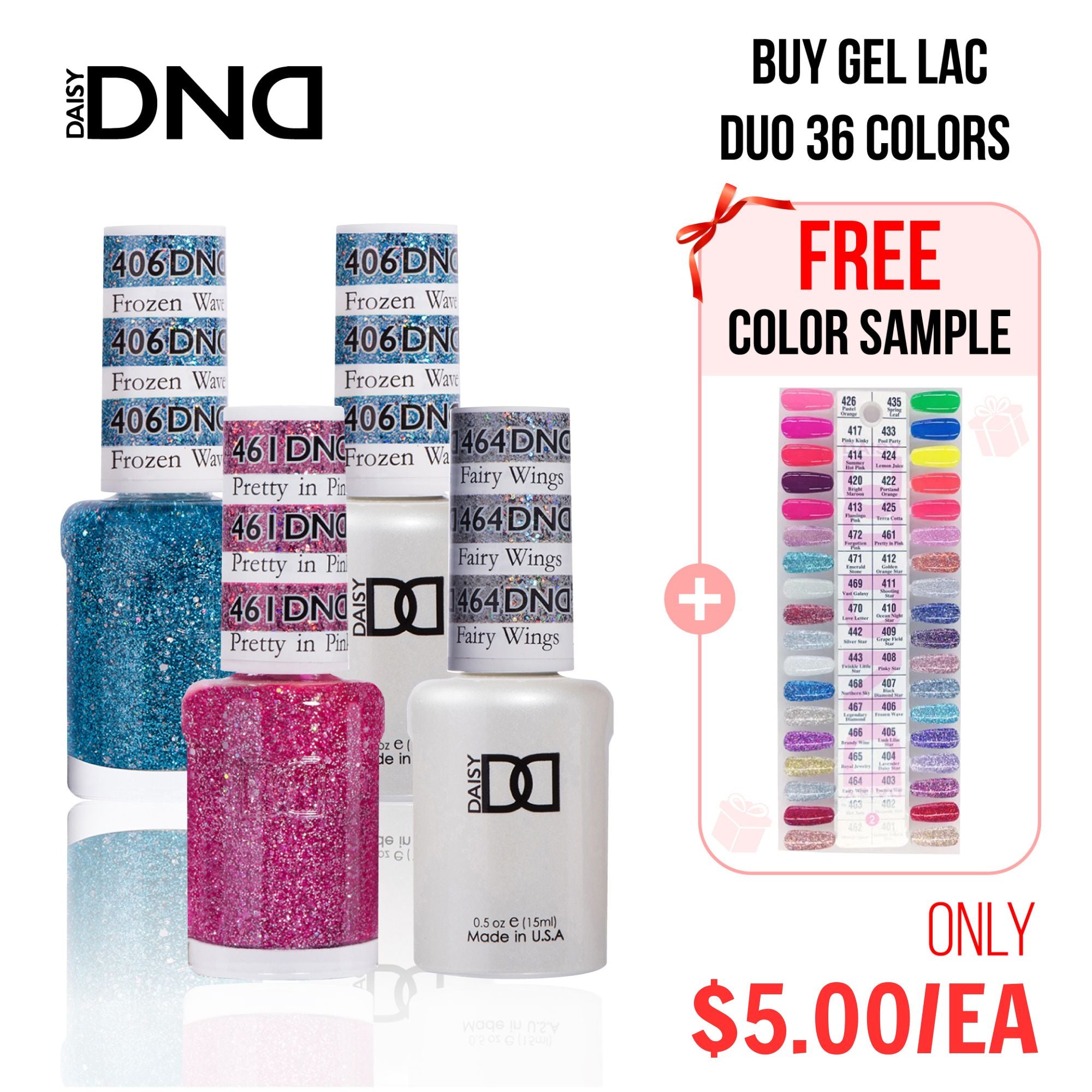 DND Part 02 - Set of 34 Gel & Lacquer Combos