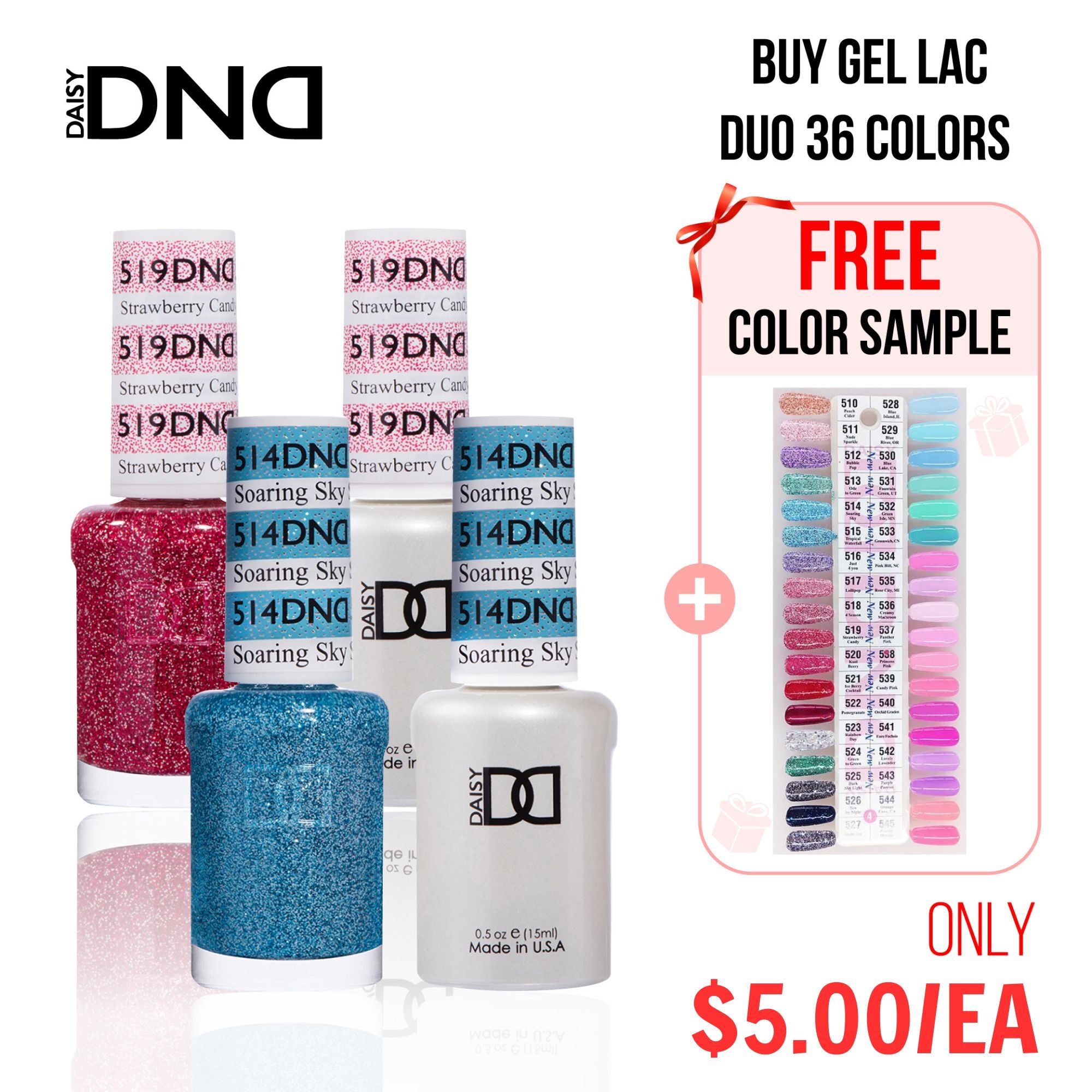 DND Part 04 - Set of 33 Gel & Lacquer Combos