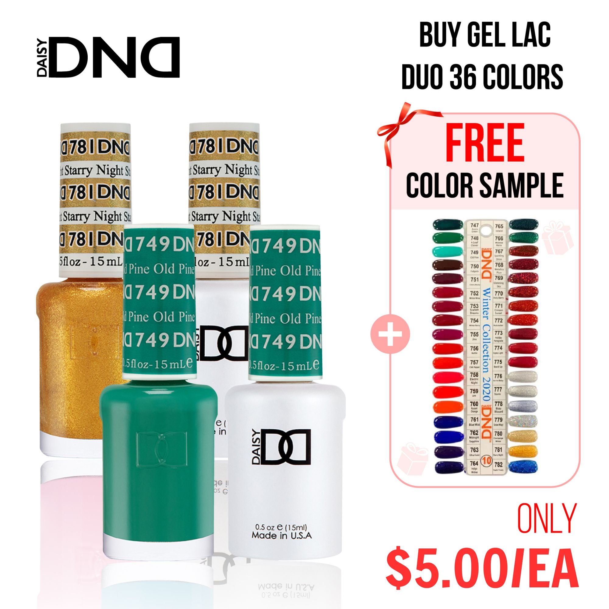 DND Part 10 (Winter Collection 2020) - Set of 31 Gel & Lacquer Combos