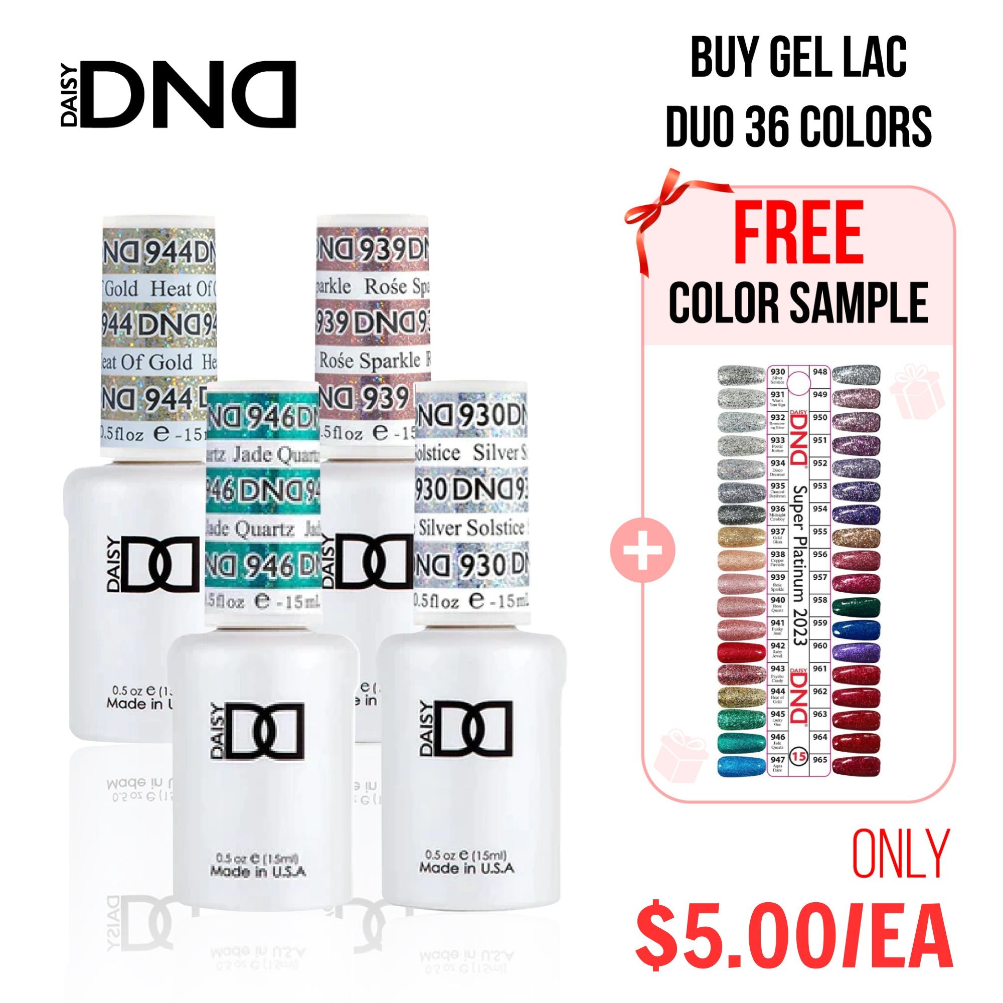 DND Part 15 - Set Of 36 Gel Polish