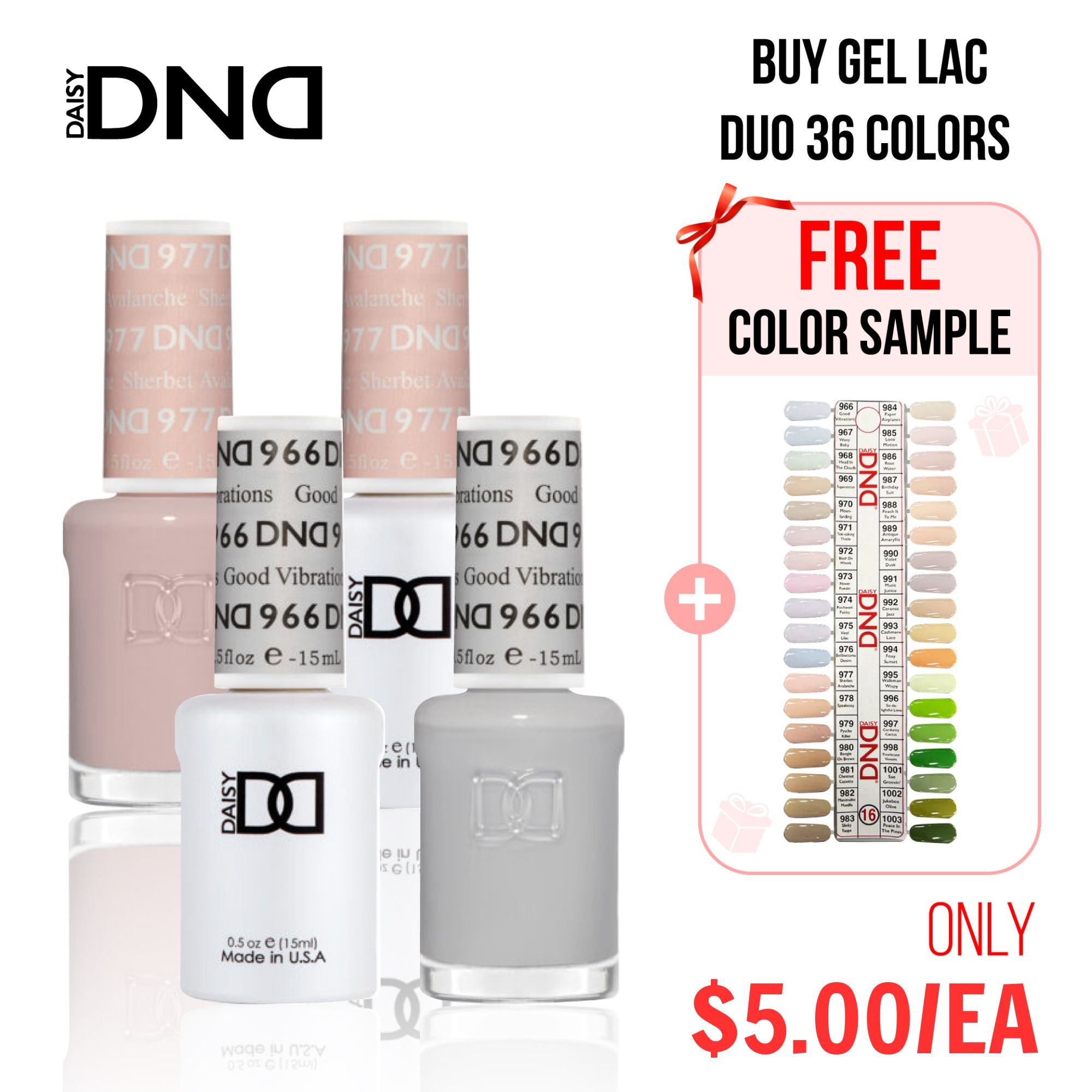 DND Part 16 - Set of 36 Gel & Lacquer Combos