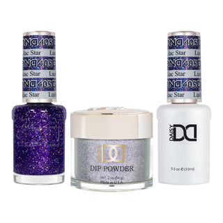 DND Gel Nail Polish - 405 Lush Lilac Star