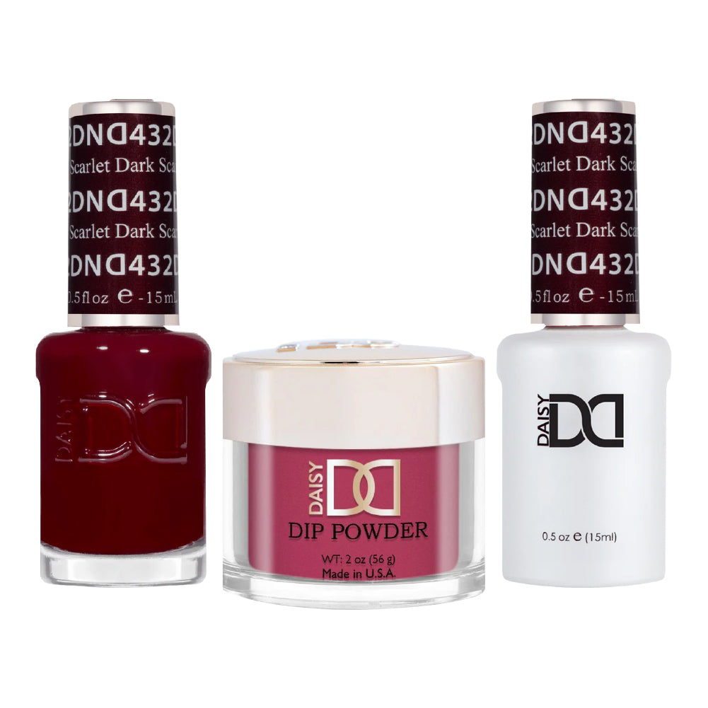 DND Gel Nail Polish - 432 Dark Scarlet – ND Nails Supply