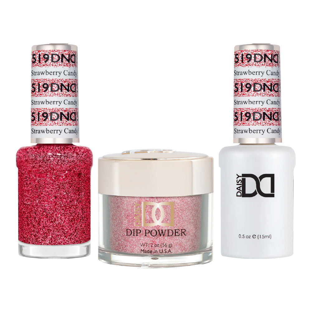 DND 519 Strawberry Candy Gel & Lacquer Duo – ND Nails Supply