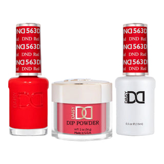 DND Gel Nail Polish - 563 DND Red