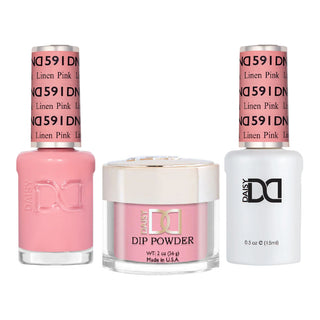DND Gel Nail Polish - 591 Linen Pink