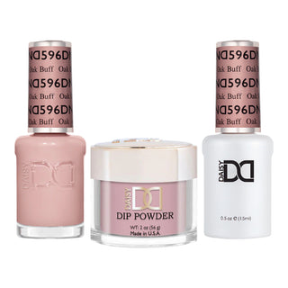 DND Gel Nail Polish - 596 Oak Buff