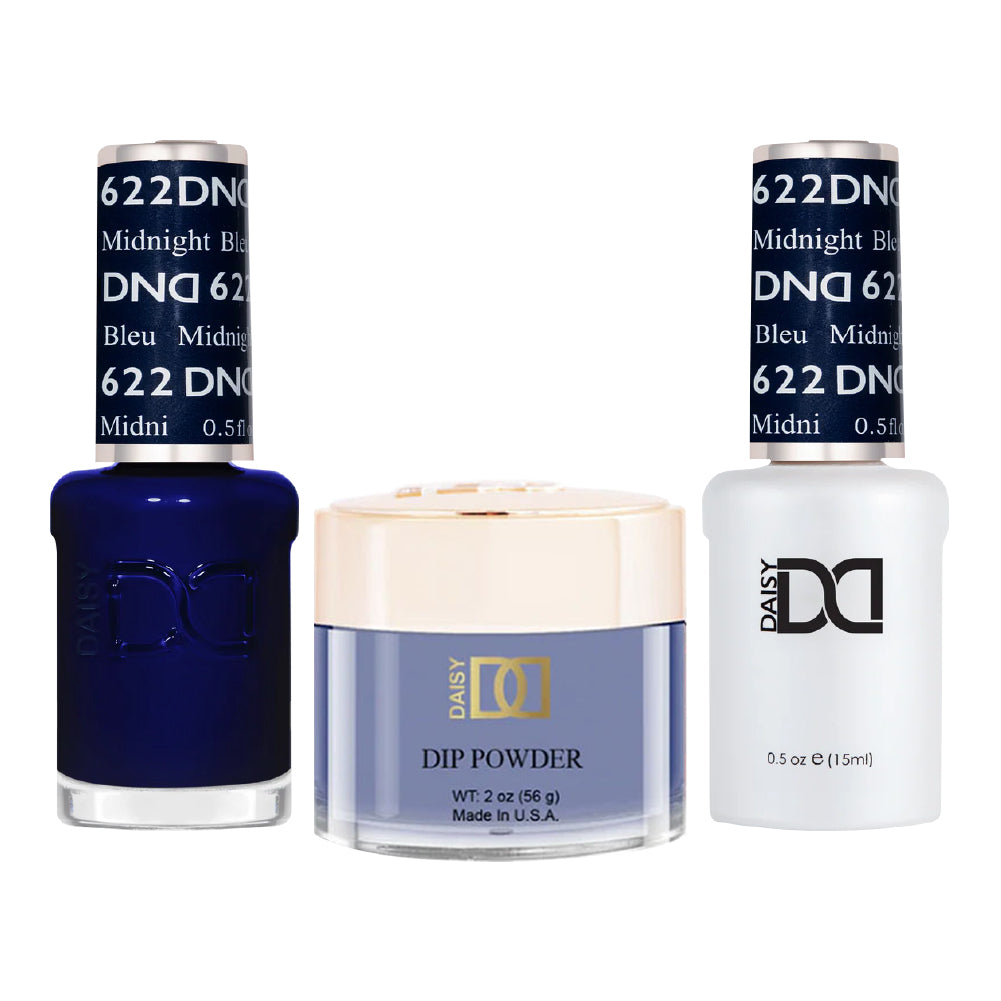 DND Gel + Lacquer Duo #622 Midnight Blue – ND Nails Supply