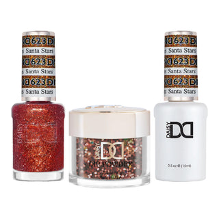 DND Gel Nail Polish - 623 Santa Stars