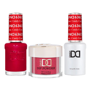 DND Gel Nail Polish - 636 Candy Cane