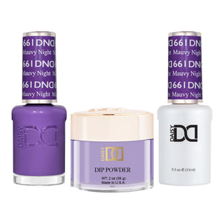 DND Gel Nail Polish - 661 Mauvy Night