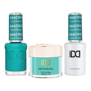 DND Gel Nail Polish - 666 Caribbean Sea