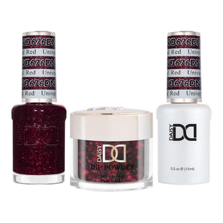DND Gel Nail Polish - 676 University Red