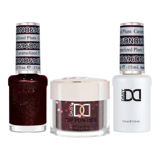 DND Gel Nail Polish - 696 Caramelized Plum