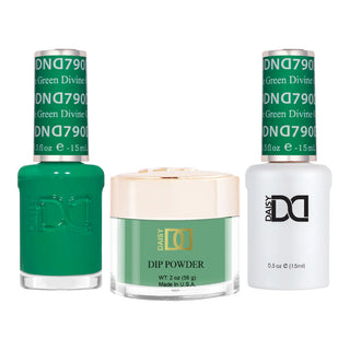 DND Gel Nail Polish - 790 Divine Green