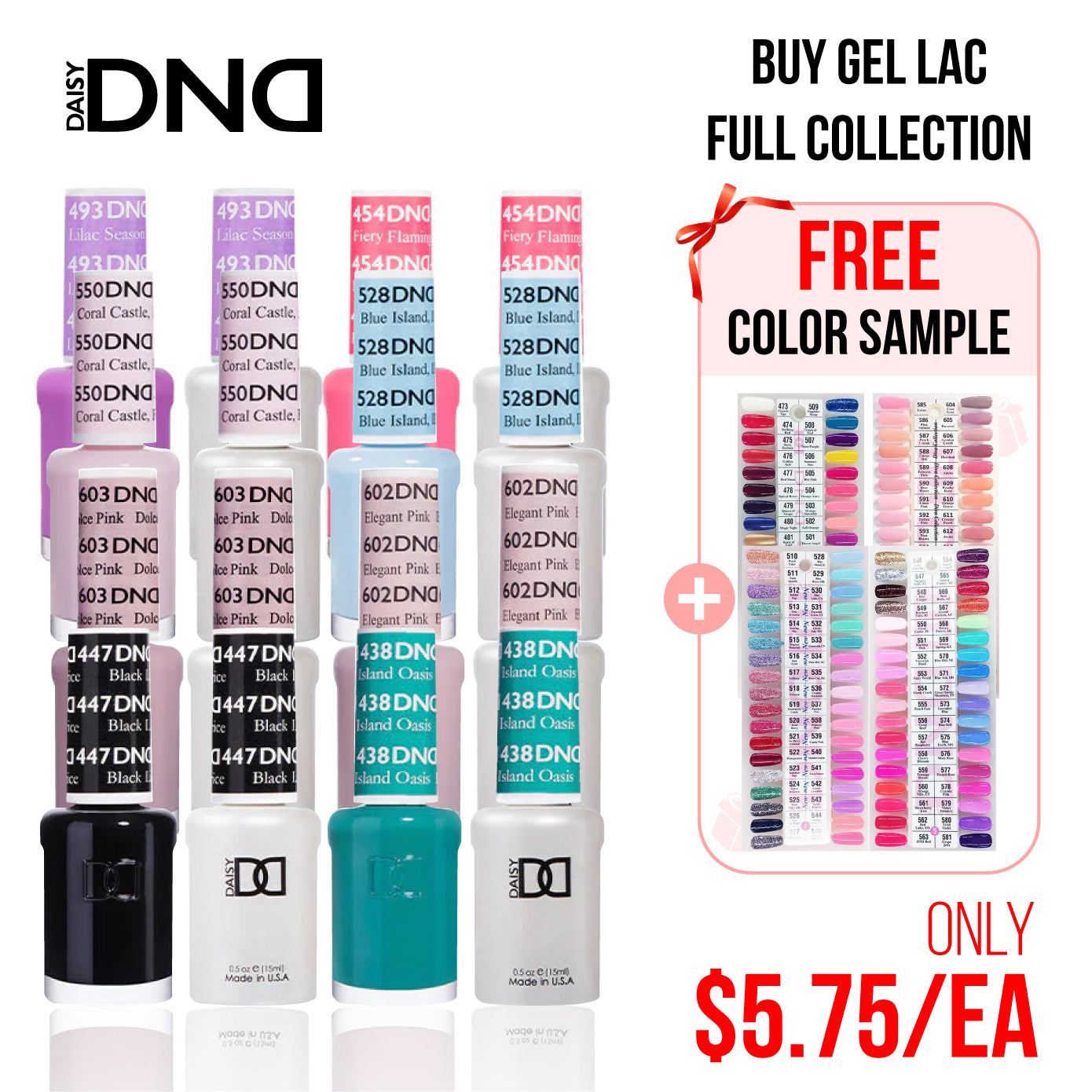 One Line DND 500 Gel & Lacquer Combos