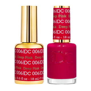 DND DC Gel Nail Polish - 006 Deep Pink