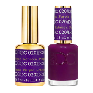 DND DC Gel Nail Polish - 020 Rebecca Purple