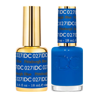 DND DC Gel Nail Polish - 027 Pittsburgh Blue