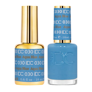 DND DC Gel Nail Polish - 030 Aqua Blue