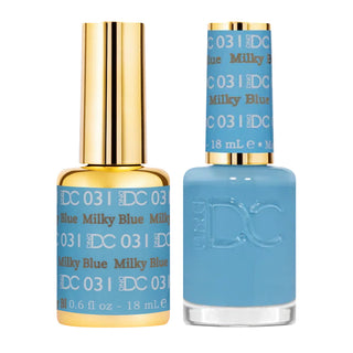 DND DC Gel Nail Polish - 031 Milky Blue