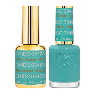 DND DC Gel Nail Polish - 034 Mint Green