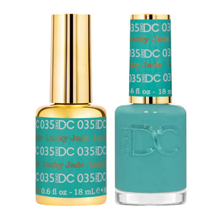 DND DC Gel Nail Polish - 035 Lucky Jade