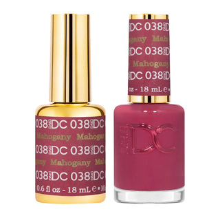 DND DC Gel Nail Polish - 038 Mahogany