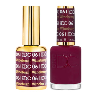 DND DC Gel Nail Polish - 061 Wine Berry