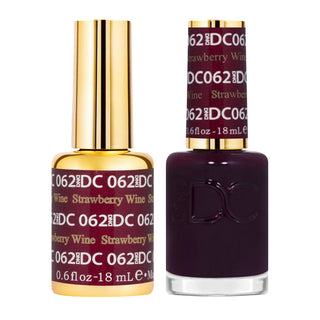 DND DC Gel Nail Polish - 062 Strawberry Wine