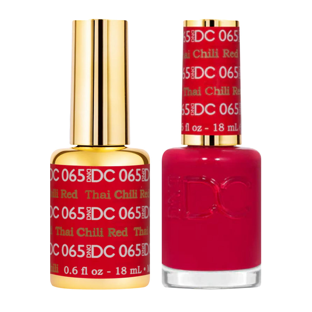 DND DC Gel + Lacquer Duo #065 Thai Chilli Red – ND Nails Supply