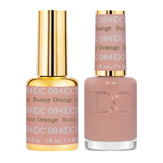 DND DC Gel Nail Polish - 084 Sunny Orange