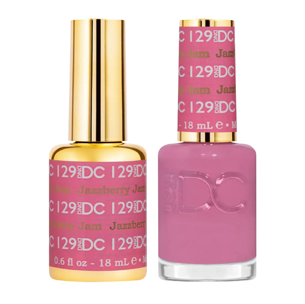 DND DC Gel + Lacquer Duo #129 Jazzberry Jam – ND Nails Supply