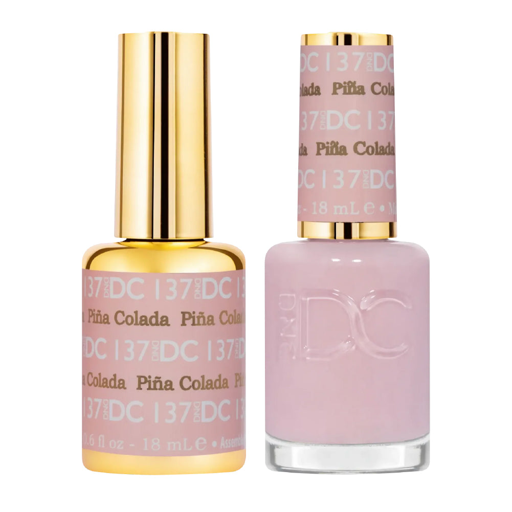 DND DC Gel + Lacquer Duo #137 Pina Colada – ND Nails Supply