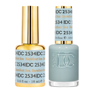 DND DC Gel Nail Polish - 2534 Barefoot Sea - Free Spirit Collection