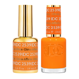 DND DC Gel Nail Polish - 2539 Citrus Affairs - Free Spirit Collection