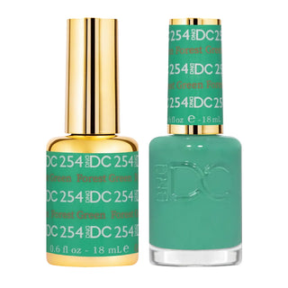 DND DC Gel Nail Polish - 254 Forest Green