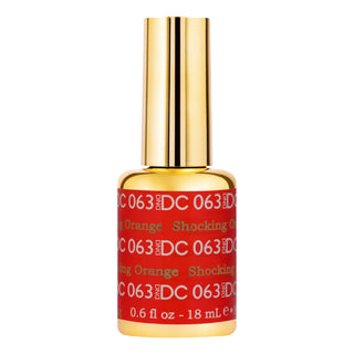 DND DC Gel Polish - 063 Shocking Orange