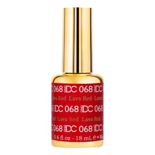 DND DC Gel Polish - 068 Lava Red