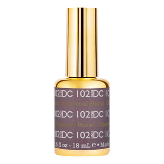 DND DC Gel Polish - 102 Charcoal Burnt