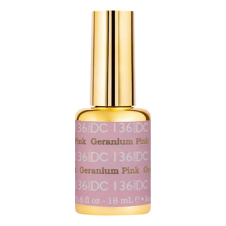 DND DC Gel Polish - 136 Geranium Pink