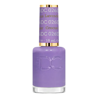 DND DC Nail Lacquer - 026 Crocus Lavender