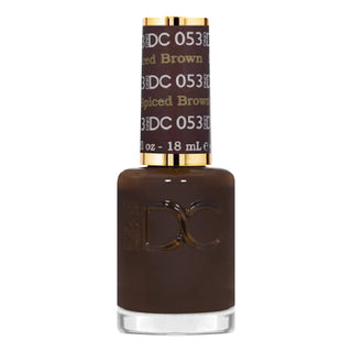 DND DC Nail Lacquer - 053 Spiced Brown