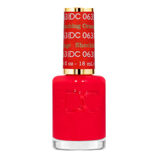 DND DC Nail Lacquer - 063 Shocking Orange