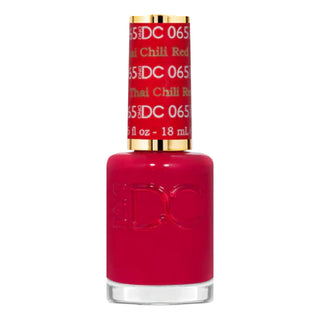 DND DC Nail Lacquer - 065 Thai Chilli Red
