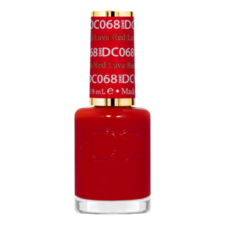 DND DC Nail Lacquer - 068 Lava Red