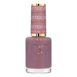 DND DC Nail Lacquer - 077 Strawberry Latte