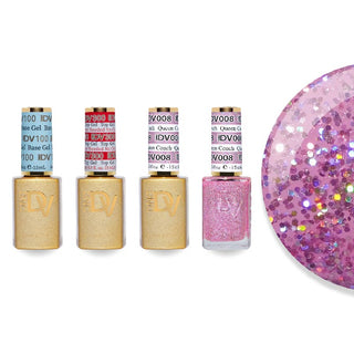 DND DV 008 Queen Conch - DND Diva Gel Polish & Matching Nail Lacquer Duo Set